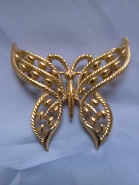 Crown Trifari Butterfly Brooch